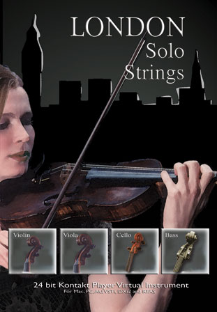 London Solo Strings - Solo string multi-sample instruments - Violin, Viola, Cello and Double-Bass