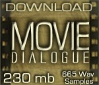 Movie Dialogue Vol 1 - 665 vocal samples from early film dialogue