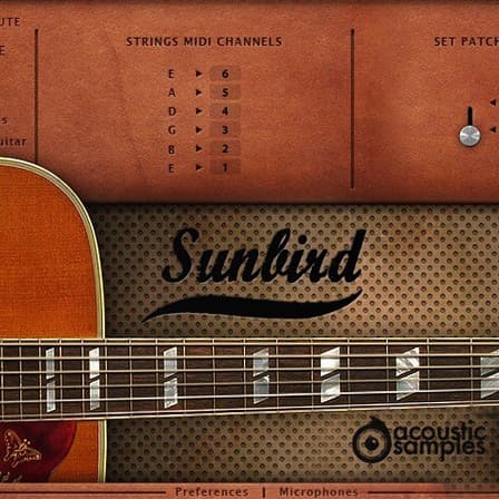 Sunbird - Basesd on a 1962 Gibson Humming acoustic guitar