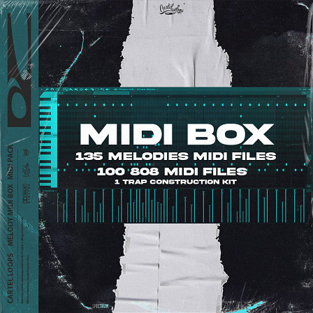 MIDI Box Vol. 2 - Perfect for making new original Trap Hip-Hop drums
