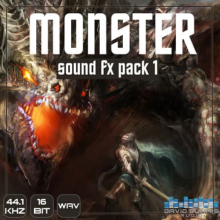 Monster Sound FX Pack 1 - The first volume in a series of creative and captivating monster sounds