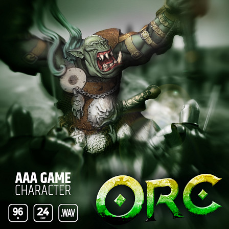 AAA Game Character Orc - Enlist a barbaric orc warrior onto the battlefield in your next game!