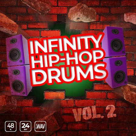 Infinity Hip Hop Drums Vol. 2 - A cross genre selection of curated hip hop samples