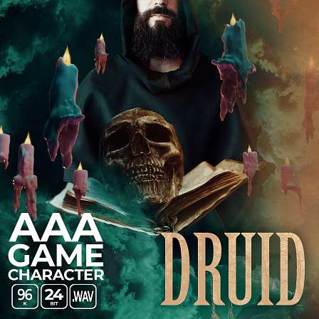 AAA Game Character Druid - 300+ immersive, game-ready voice-over sounds, vocalizations, battle cries & more