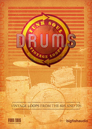 Funk Soul Vintage Drum Loops - A 3.5 GB collection of beats inspired by classic Funk, Soul, and R&B