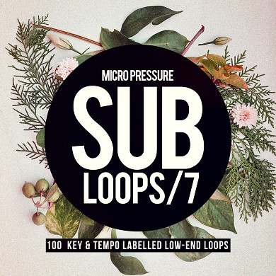 Sub Loops 7 - 100 key and tempo labeled low-end loops