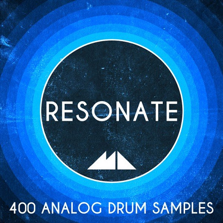 Resonate - Analog Drum Samples, each harvested from multiple sessions with vintage hardware