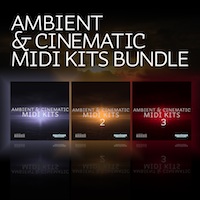 Ambient & Cinematic MIDI Kits Bundle (Vols 1-3) - 3 popular Equinox Sounds Ambient and Cinematic MIDI Construction Kits