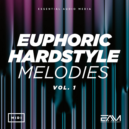 Euphoric Hardstyle Melodies Vol.1 - Forty 8-Bar top quality Euphoric Hardstyle melodies