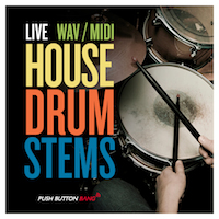 Live House Drum Stems - 1.5GB of the natural drum sound you just can't fake