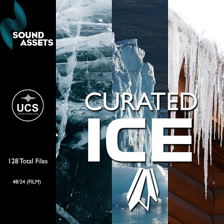 Curated Ice - An extensive sound library containing 128 unique files of Ice