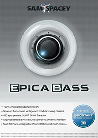 Epica Bass - Dedicated analog bass synth library with saturated harmonically rich textures