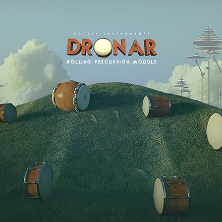 DRONAR Rolling Percussion - A massive set of beautiful, rich atmospheric evolving pads