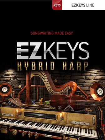 EZkeys Hybrid Harp - Five types of instruments form one coherent voice