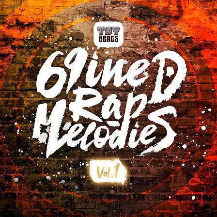 69nined Rap Melodies Vol.1 - 64 fully arranged verses/choruses with individually tracked out audio stem loops