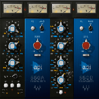 API 550 - 550A EQ provides reciprocal and repeatable equalization at 15 points in 5 steps