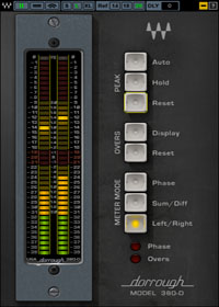 Dorrough Stereo - Maintain recording levels, group meters for loundess, or use it as master meter