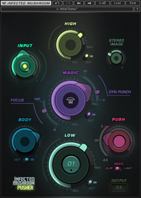 Infected Mushroom Pusher - An innovative multiband sonic enhancer and limiter/clipper