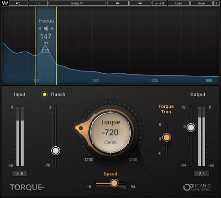 Torque - Tone shifter for acoustic and electronic drums