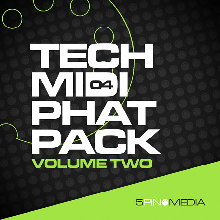 Tech Midi Phat Pack Vol.2 - 5Pin Media continues to add to the MIDI Phat Pack series with more Tech MIDI