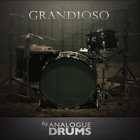 Grandioso - A vintage 1970s Ludwig Vistalite with toms tuned low and kick unported 