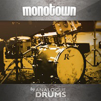Monotown - A vintage 1970s Rogers USA-made "Big R" maple, with vintage '60s cymbals