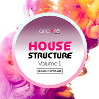 House Structure Logic Pro Template Vol.1 - A new professional template in the House style