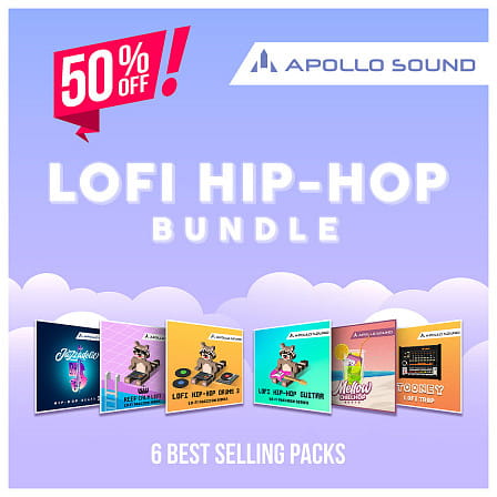 LoFi Hip-Hop Bundle - Over 6,700 beautiful calming LoFi Hip-Hop, JazzHop & ChillHop sound sources