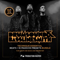 Drumsound & Bassline Smith Technique Essential Bundle - Professionally crafted NI Massive presets and savage drum loops