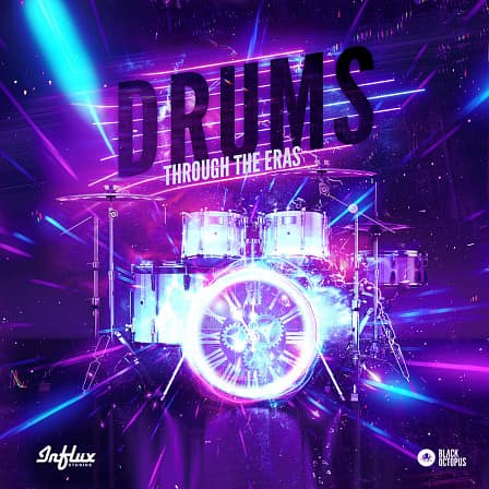 Drums Through The Eras by Influx Studios - A must have for all styles and eras of music needing a live drummer on demand