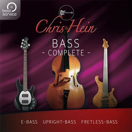 Chris Hein Bass - 12.7 GB of natural Bass sounds