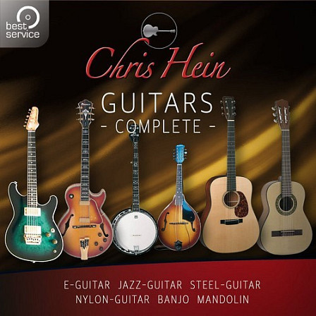 Chris Hein Guitars - Seven Guitars, professionally sampled in one virtual instrument