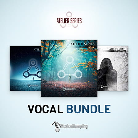 Atelier Series Vocal Bundle - 5 GB collection of meticulously-crafted legato vocals from 3 different singers