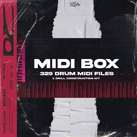 Midi Box Vol.1 - 329 Drum MIDI Patterns for use in your productions