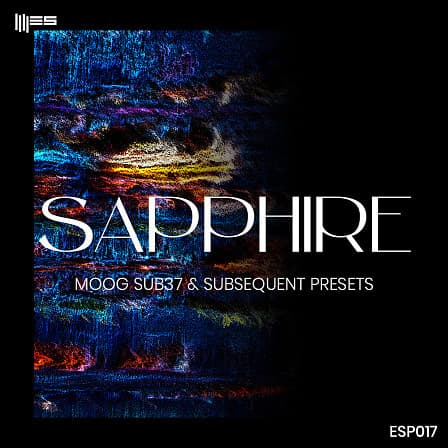 SAPPHIRE - Moog Sub 37 Presets - Arpeggios, Synth Leads and Basslines to Kick Drums, Snares, Claps and Hihats