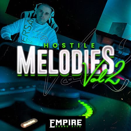 Hostile Melodies V2 - Melodies inside this pack come in genres such as Hip Hop, Trap, Drill & more!