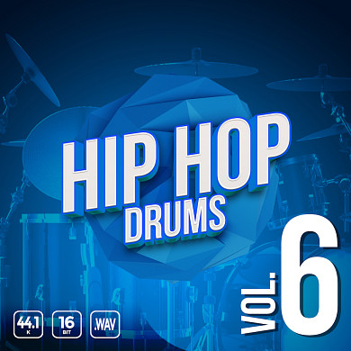 Iconic Hip Hop Drums Vol. 6 - 143 authentic drum samples