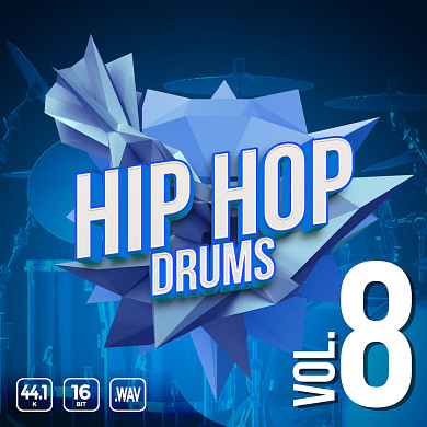 Iconic Hip Hop Drums Vol. 8 - 36 Loops, 466 savage boom bap hip hop drum hits inspired by hip hop legends!