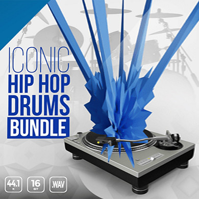Iconic Hip-Hop Drums Master Bundle - The whole "Iconic Hip Hop Drums" series in one bundle!