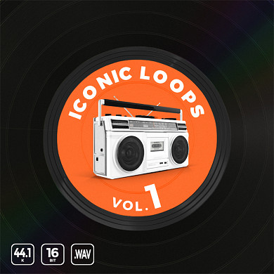 Iconic Loops Vol.1 - 106 Kits, 106 Drum Loops, 333 hip hop one shot kicks, hats, and snares 
