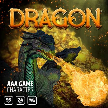 AAA Game Character Dragon - Unleash the mighty dragon overlord in your next fantasy game production! 