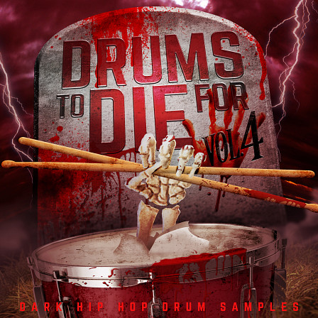 Drums To Die For Vol 4 - A riveting one-shot kick, hat and snare collection