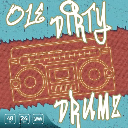 Ole Dirty Drums - This pack includes 98 real hip hop drum one shots!