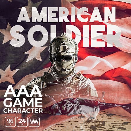 AAA Game Character American Soldier - Male - Enlist this new male military hero voice in your next game audio production