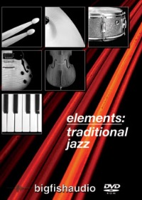 Elements: Traditional Jazz - Traditional Jazz Drums, Bass, Piano & Guitar Loops