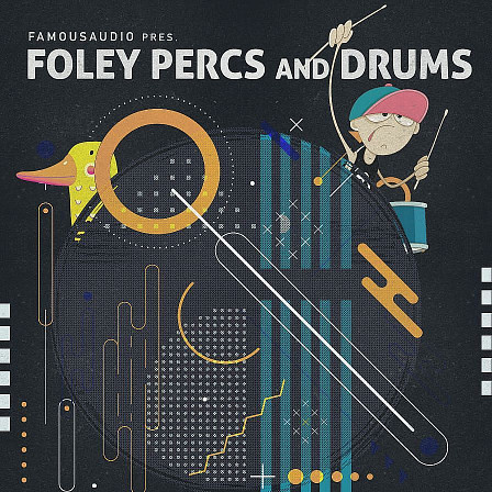 Foley Percs & Drums - A compact library featuring 86 organic and mouth-watering drum sounds