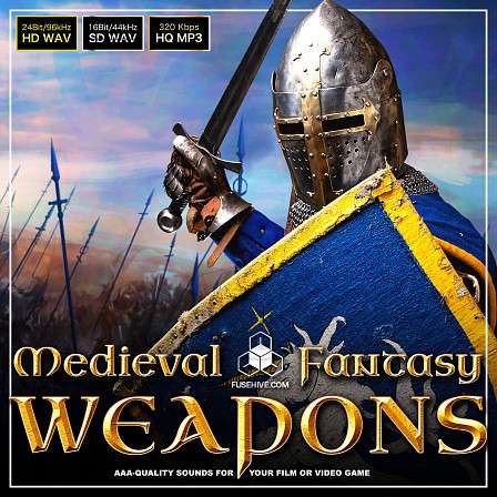 MEDIEVAL FANTASY WEAPONS & SIEGE ENGINE SOUND EFFECTS LIBRARY - Grab your shield and draw your sword with this detailed collection of sounds