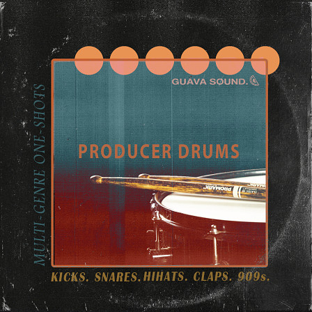 Producer Drums: Multi-Genre One-Shots - Warm and saturated snares, hats and kicks, as well as their cleaner counterparts