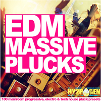 EDM Massive Plucks - 100 of the best sounding pluck presets perfect for all house sub-genres