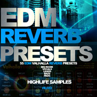 EDM Reverb Presets - 55 EDM Reverb presets for the Valhalla Vintage Reverb plugin